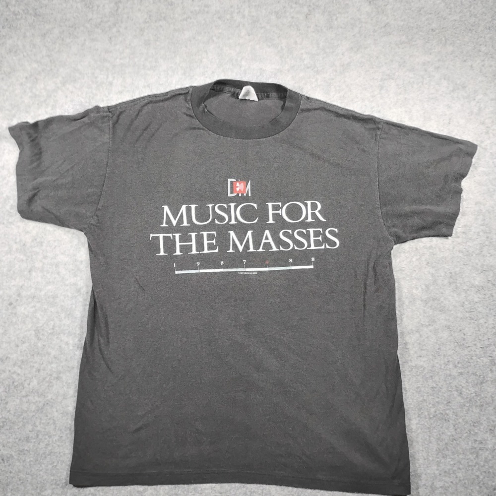 Vintage 80s Depeche Mode Music for the Masses Tour Shirt Spring Ford Large